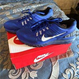 Nike Air Max Blue Athletic Sneakers